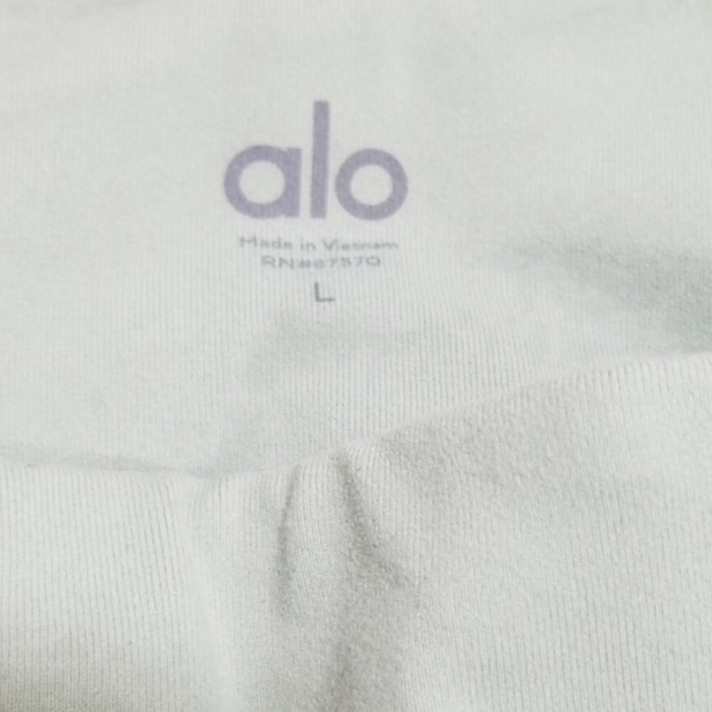 Alo Yoga Entwine Leggings Tights Sage Green - Picture 13 of 14